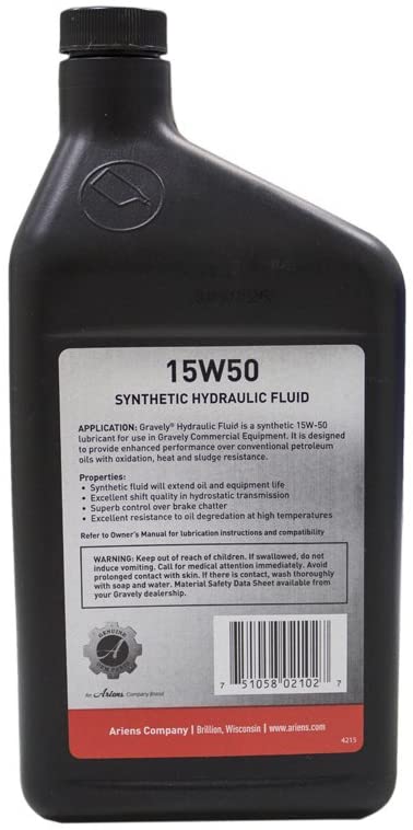 MTI Canada Inc., 15W50 Fluid, hydro (synth)