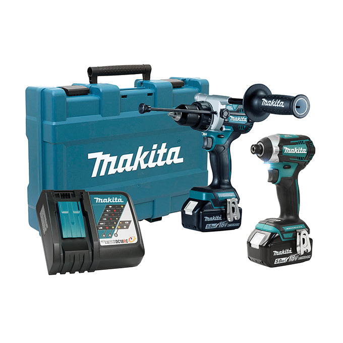 Makita Canada Inc, 18V (5.0AH) LXT BL 2 TOOL COMBO KIT (DTD154Z/DHP486Z)