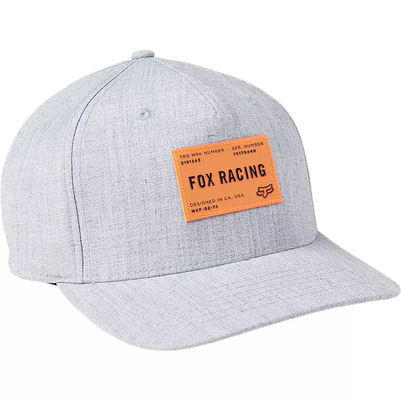 Fox Head Canada, Inc., ENDLESS FLEXFIT HAT - Grey/Orange