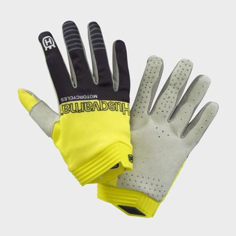 HMNA - Husqvarna Motorcycles North America, Inc, HUSQVARNA MOTORCYCLE KIDS ITRACK RAILED GLOVES