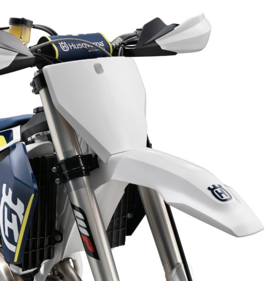 HMNA - Husqvarna Motorcycles North America, Inc, Husqvarna Front Number Plate (White) FC 16-18