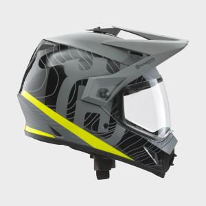 HMNA - Husqvarna Motorcycles North America, Inc, Husqvarna MX-9 ADV Helmet (Black/Yellow)