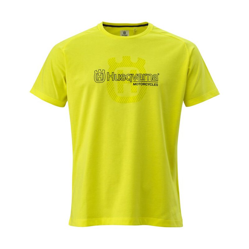 HMNA - Husqvarna Motorcycles North America, Inc, Husqvarna Origen T-Shirt Yellow