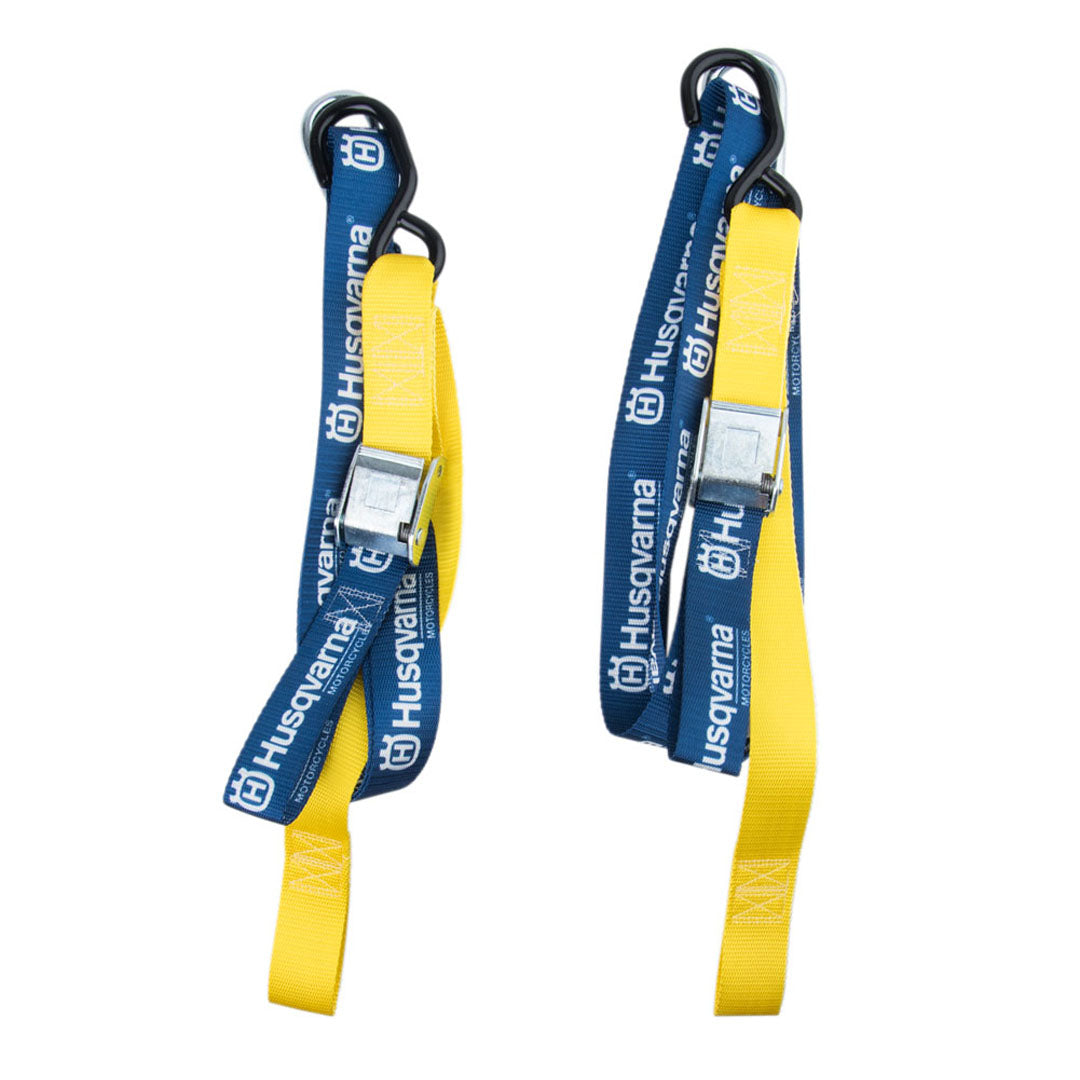 HMNA - Husqvarna Motorcycles North America, Inc, Husqvarna Technical Accessories Soft Tie Downs With Clips