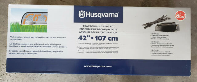 Husqvarna Canada Corp (FloorPlan), Mulching Kit for 42″ Husqvarna Tractors