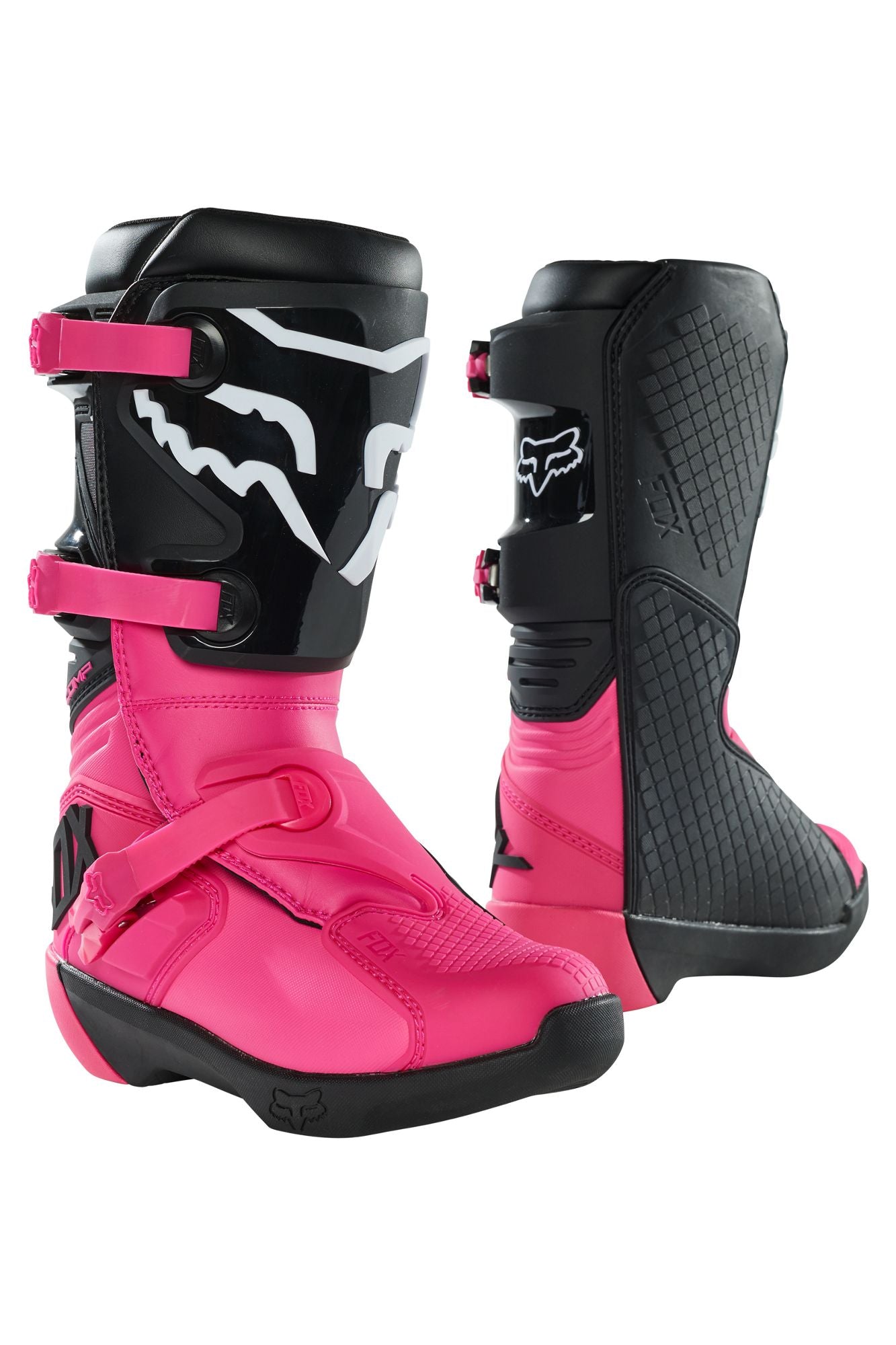 Fox Head Canada, Inc., YTH Comp Boot - Buckel (Black/Pink)